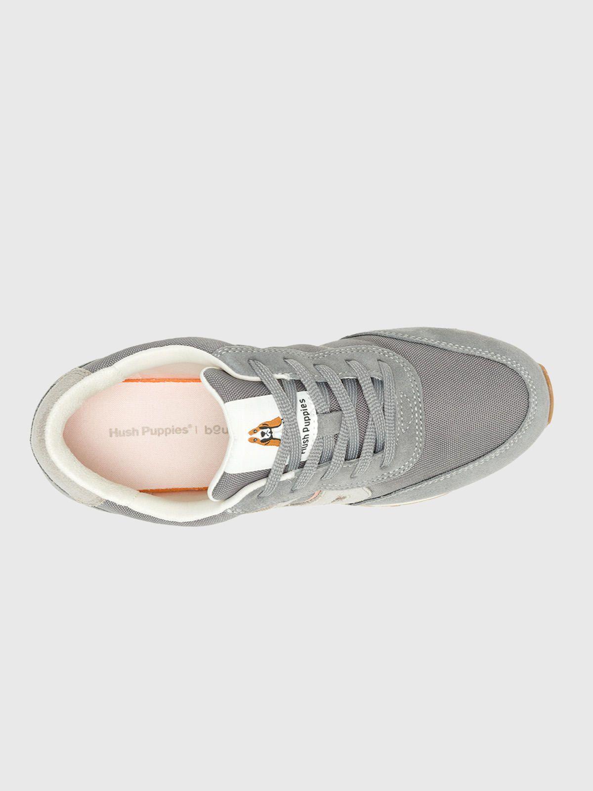 Zapatilla Cuero Gris Oscuro Mujer Seventy8 -4