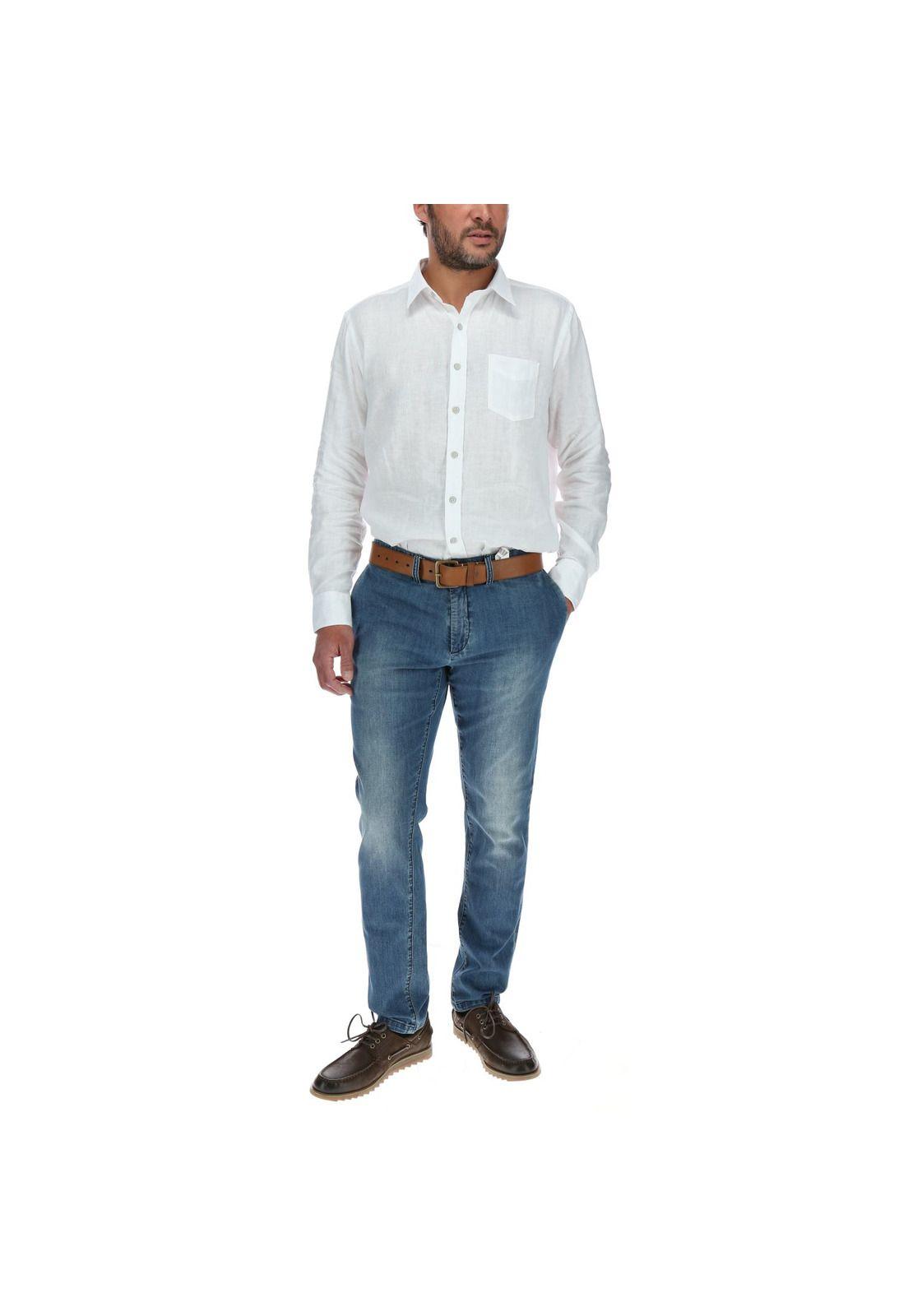 Jeans Hombre Classic Azul-4