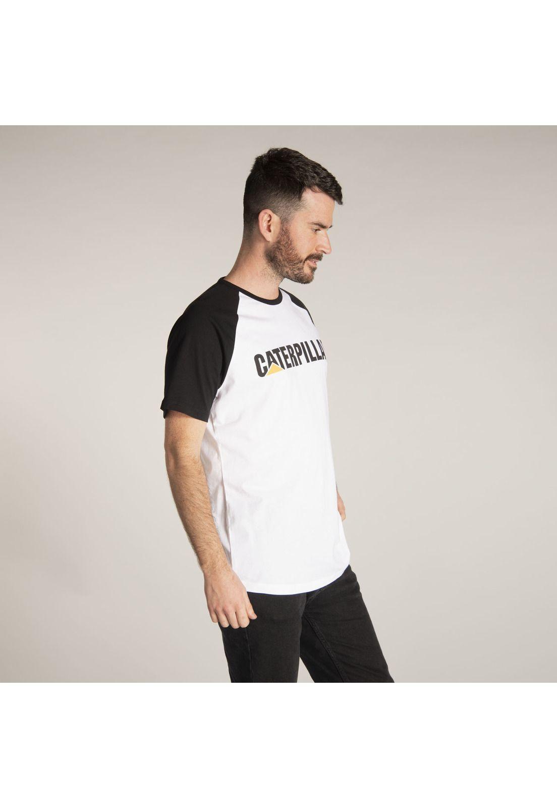 Polera M/C Hombre Logo Team Tee Blanco-1