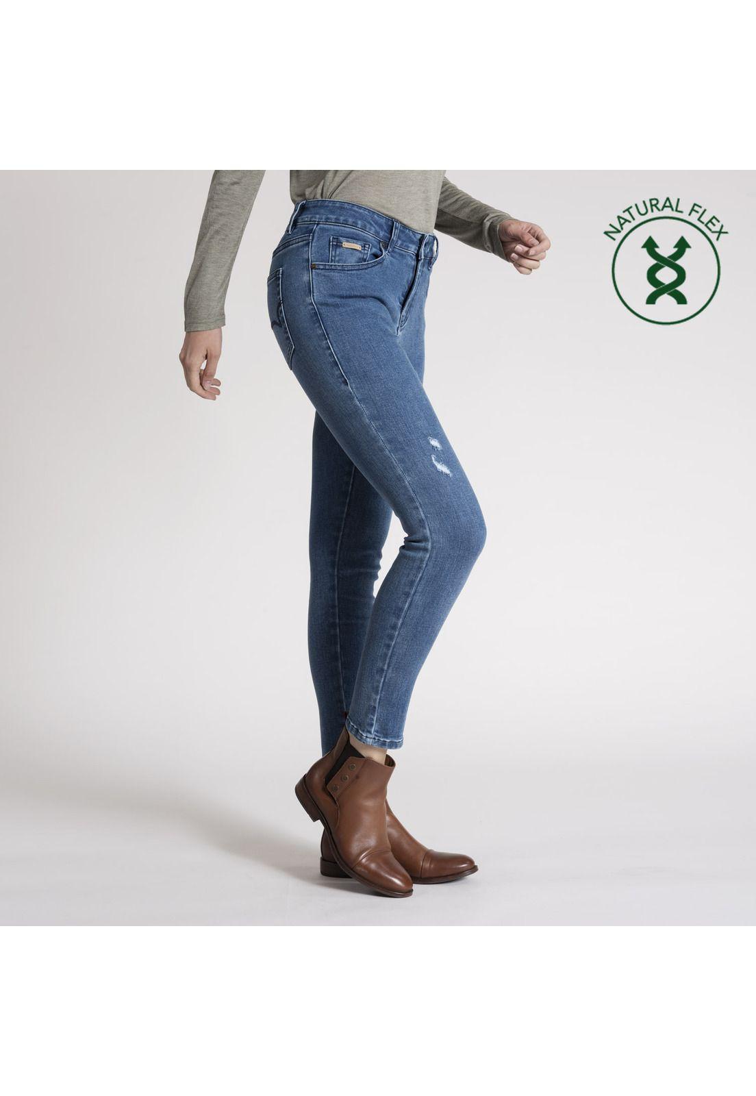 Jeans Mujer Liana Algodón Azul-0