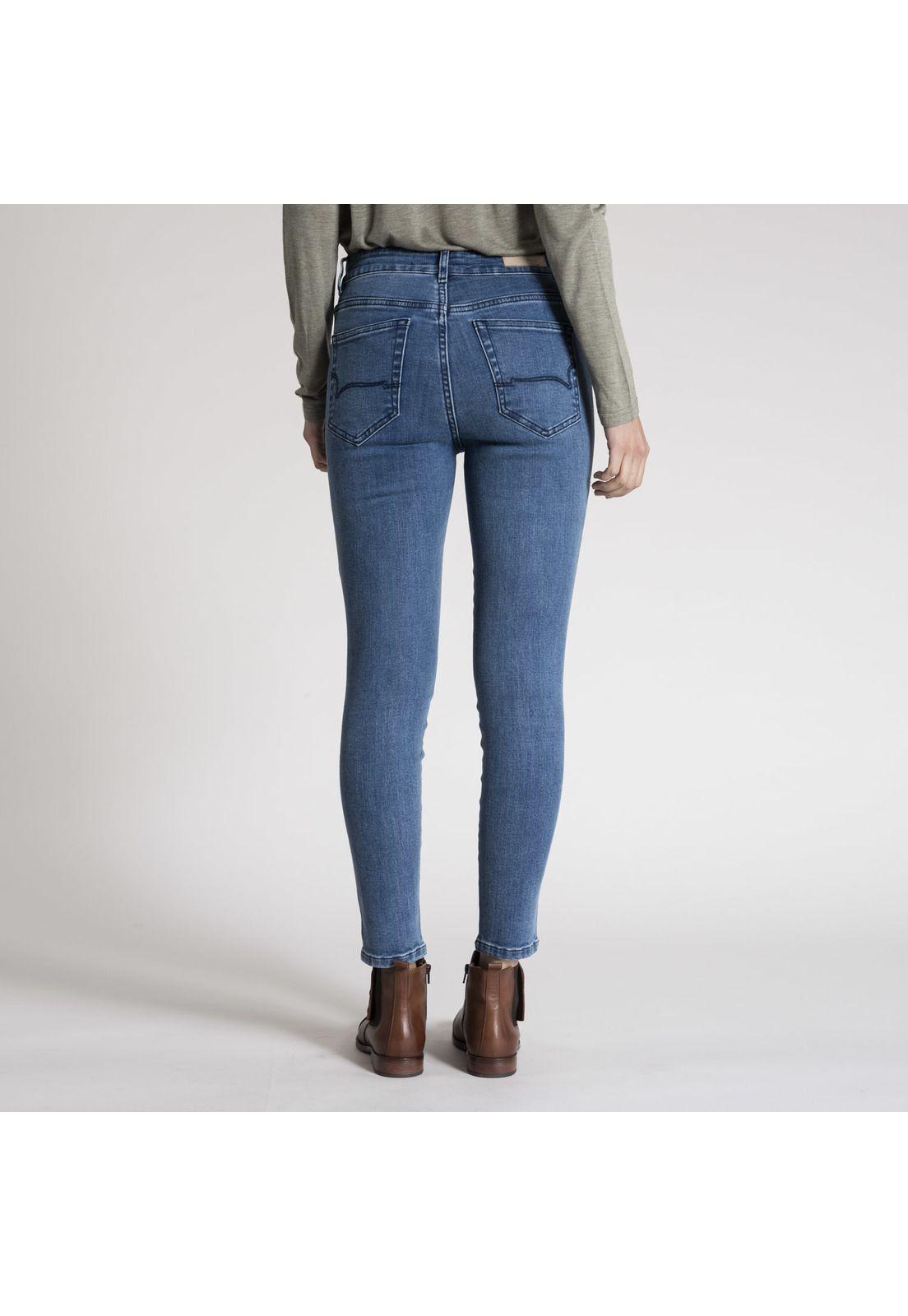 Jeans Mujer Liana Algodón Azul-3