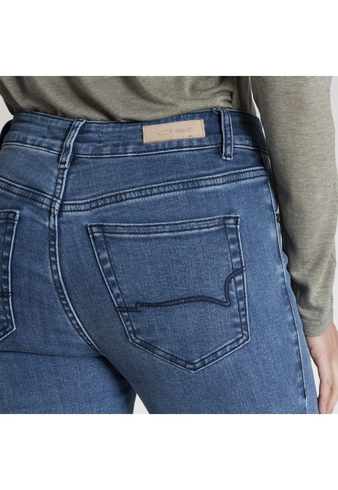 Jeans Mujer Liana Algodón Azul-5