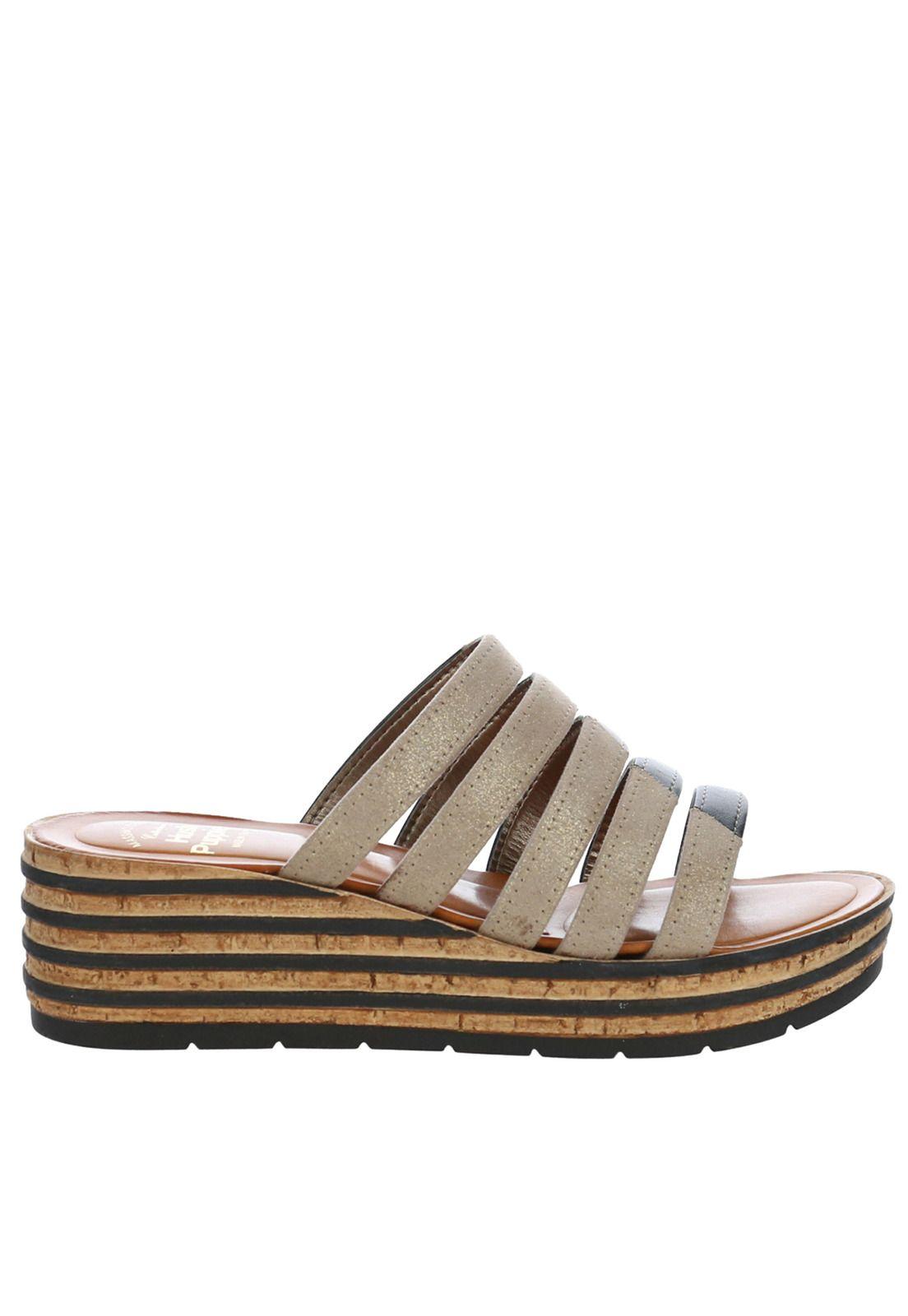 Sandalia  Mujer Morano Beige-1