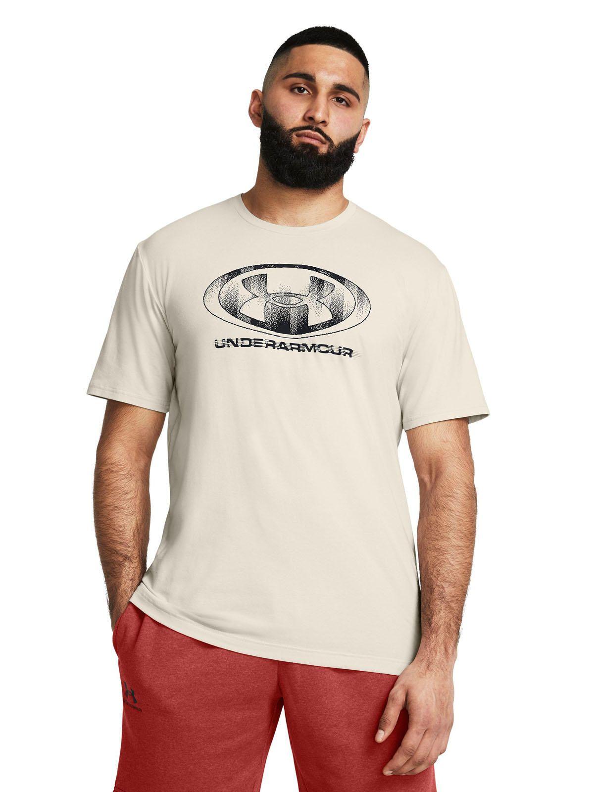 Polera manga corta Glitch hombre Blanco-3