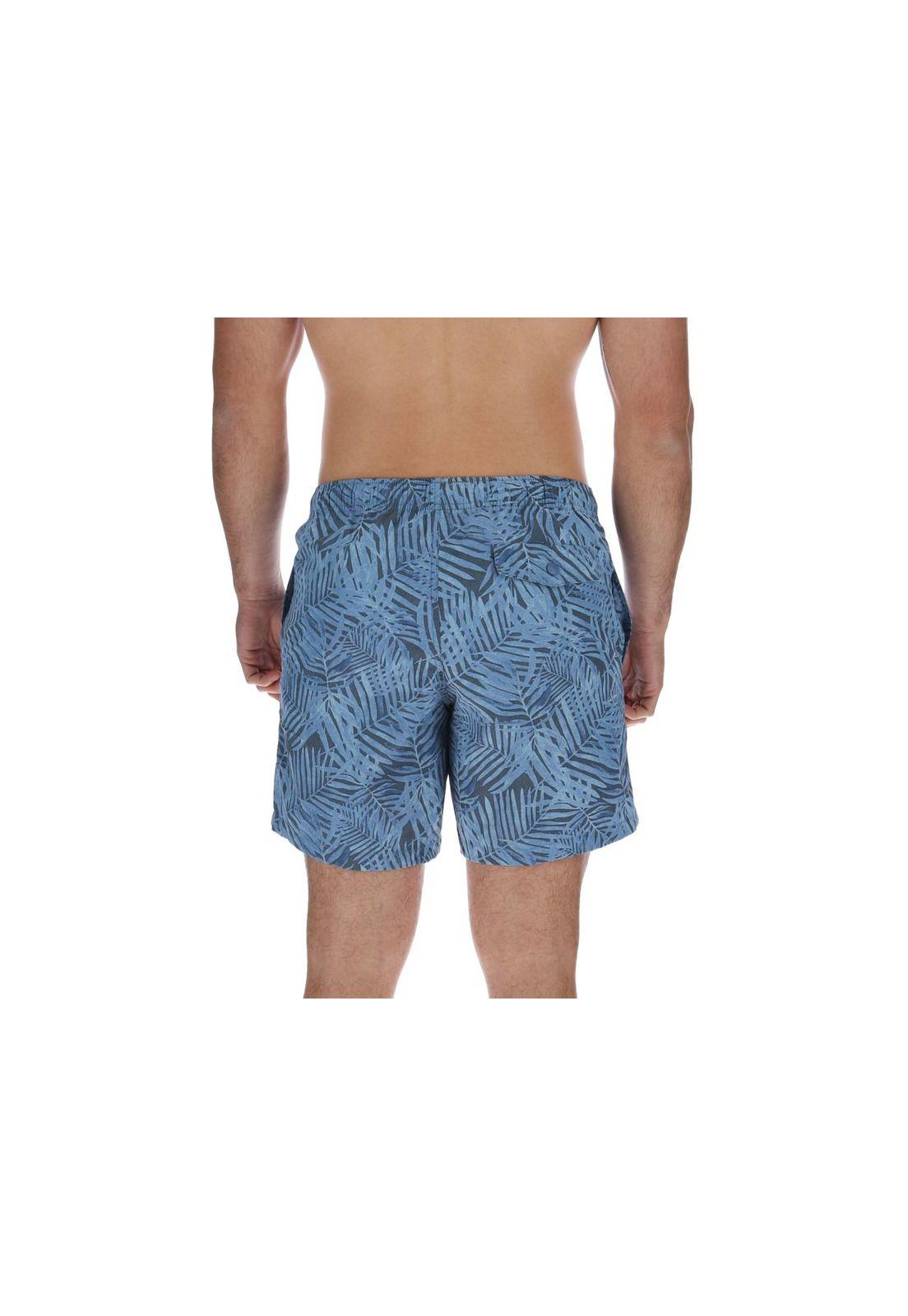 Traje De Baño  Hombre Boardshort Azul Petróleo-2