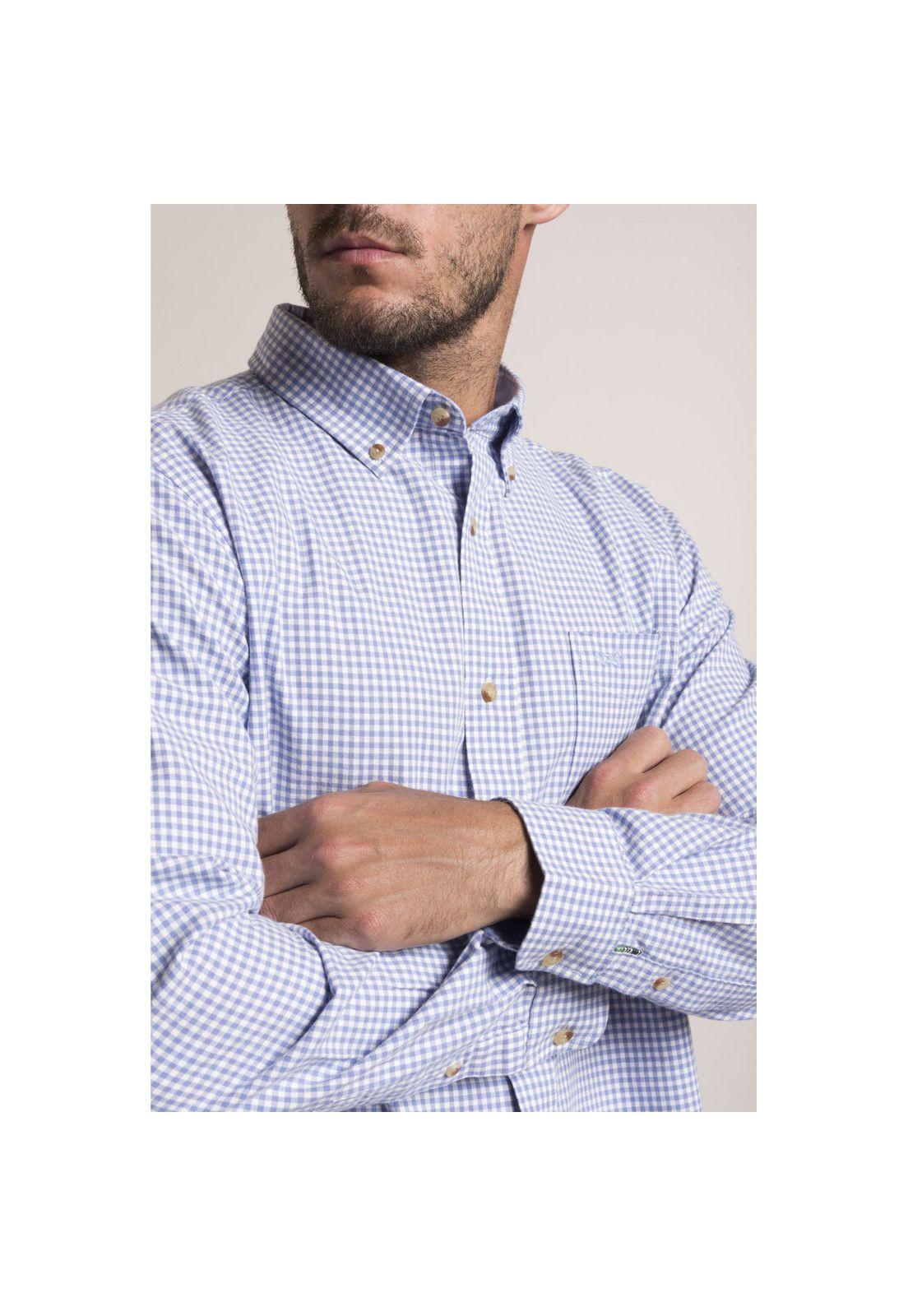 Camisa Viyella But Rockford Azul-3