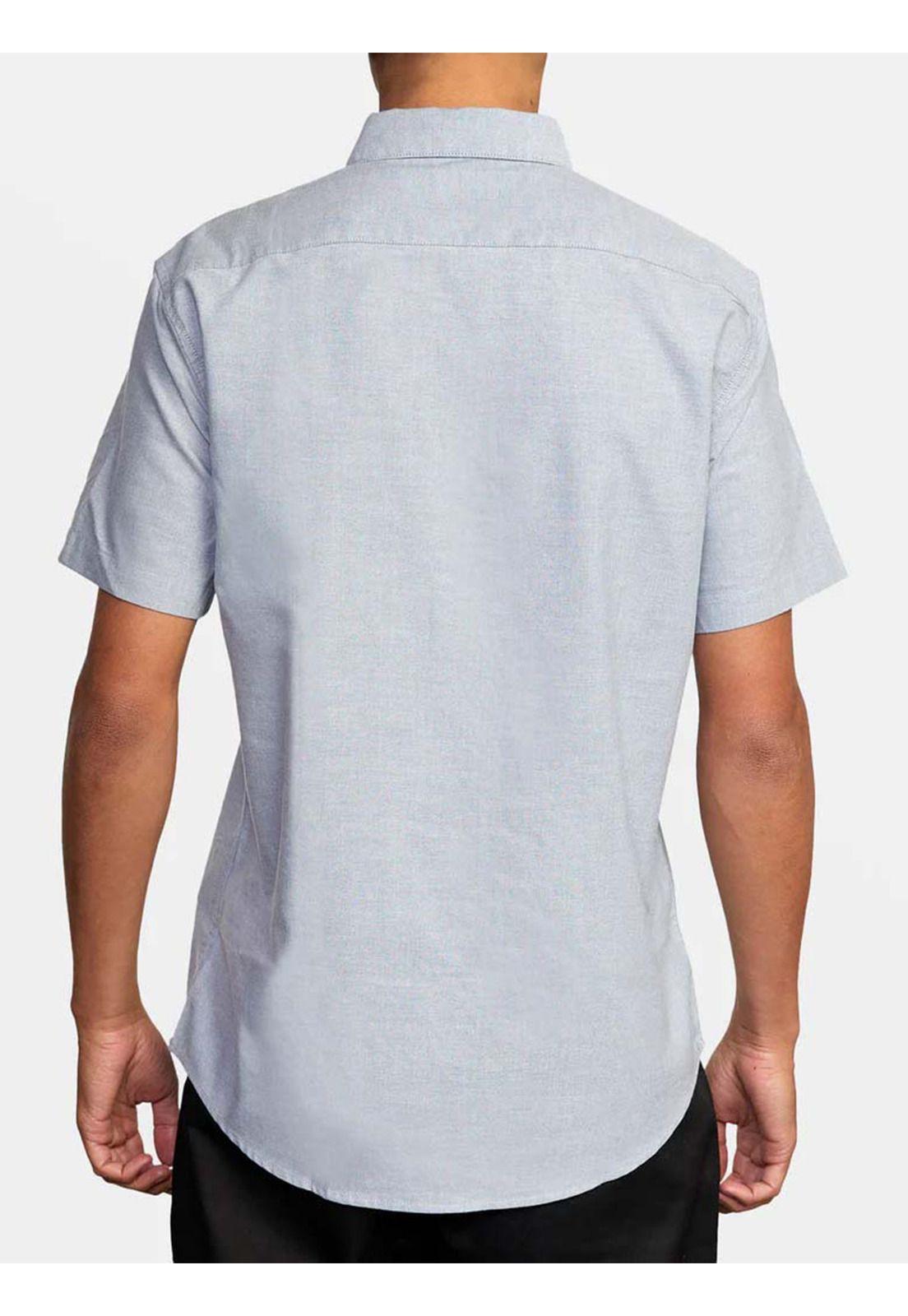 Camisa manga corta Hombre Strech Celeste Rvca-1