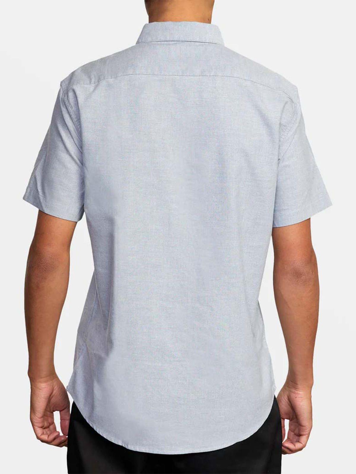Camisa manga corta Hombre Strech Celeste Rvca-1