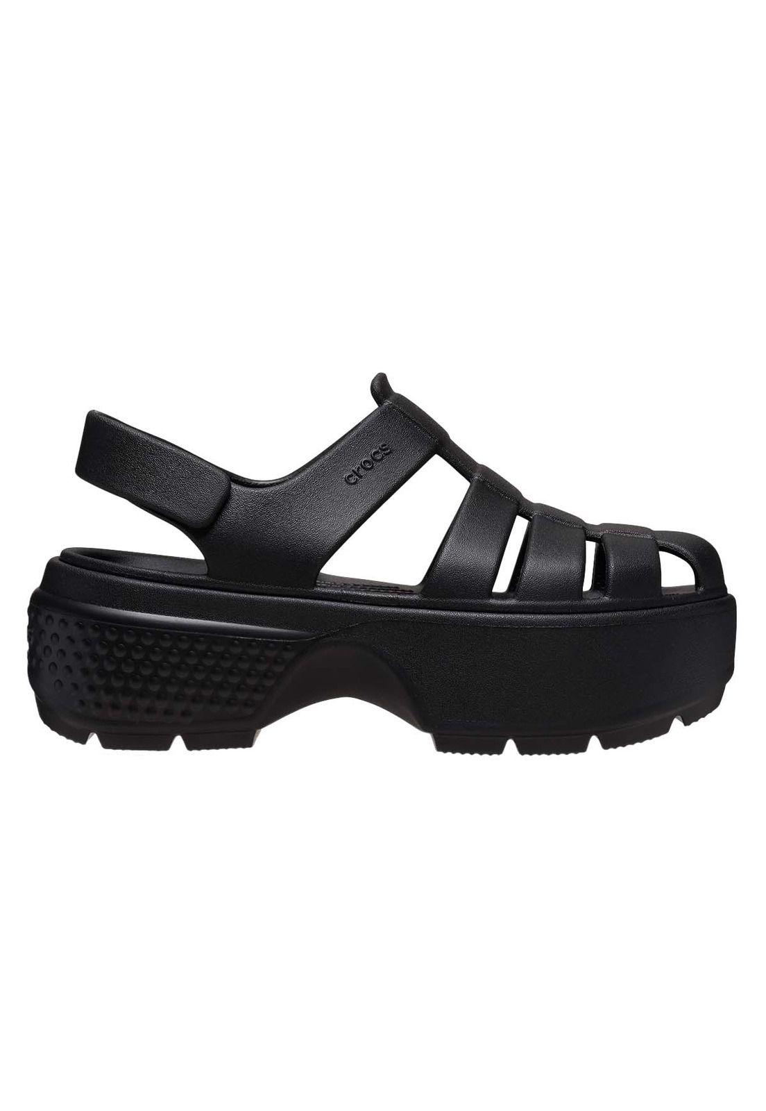 Sandalia Mujer Stomp Fisherman Sndl Negro-0