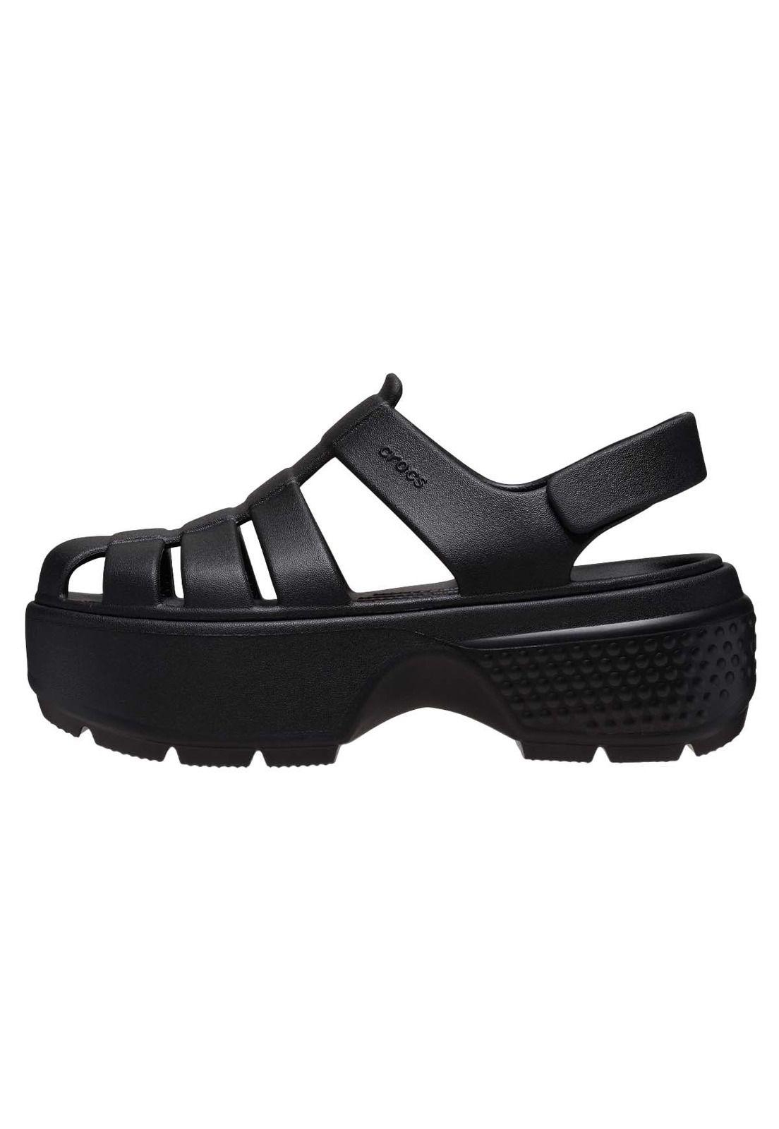 Sandalia Mujer Stomp Fisherman Sndl Negro-1