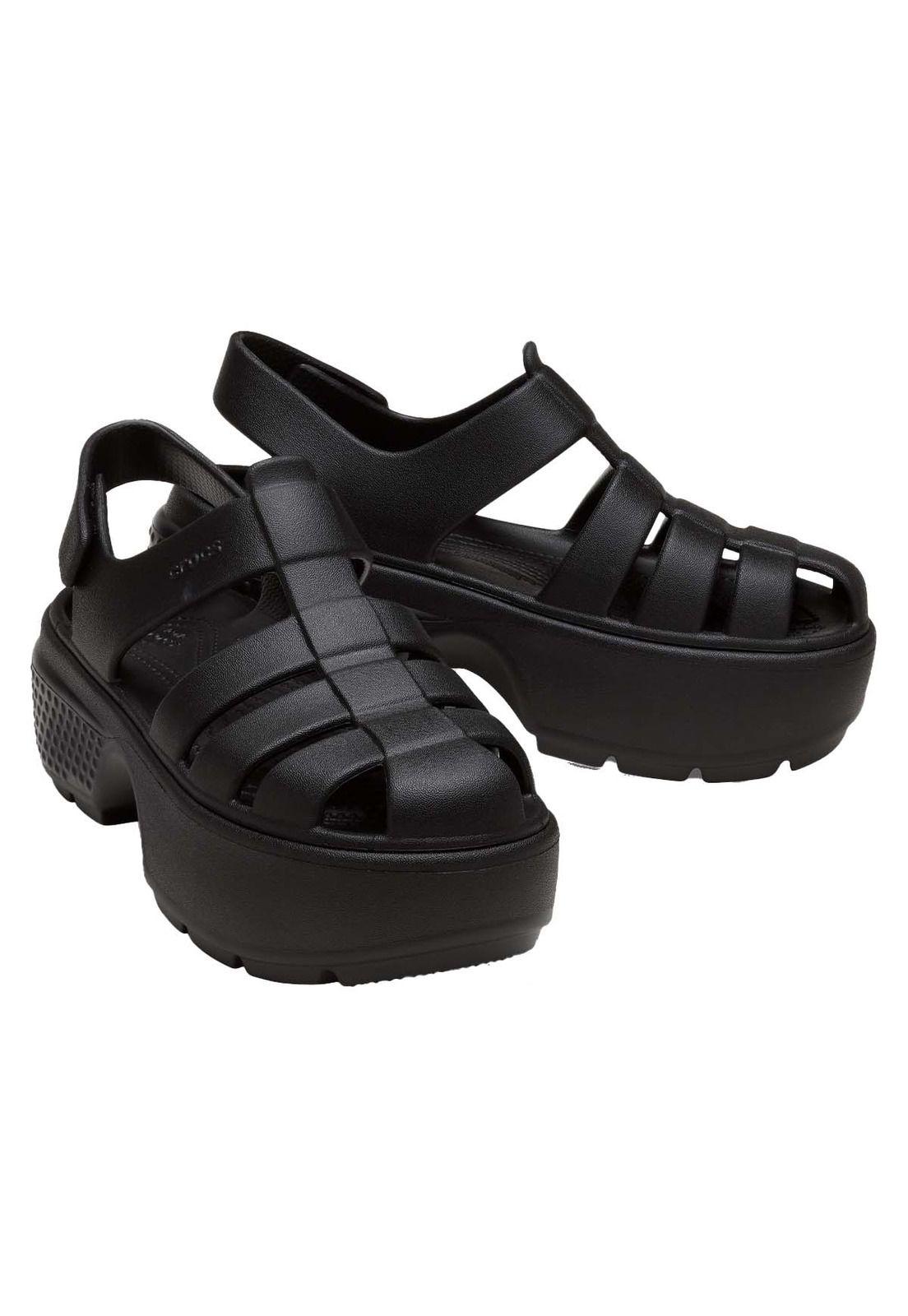Sandalia Mujer Stomp Fisherman Sndl Negro-3