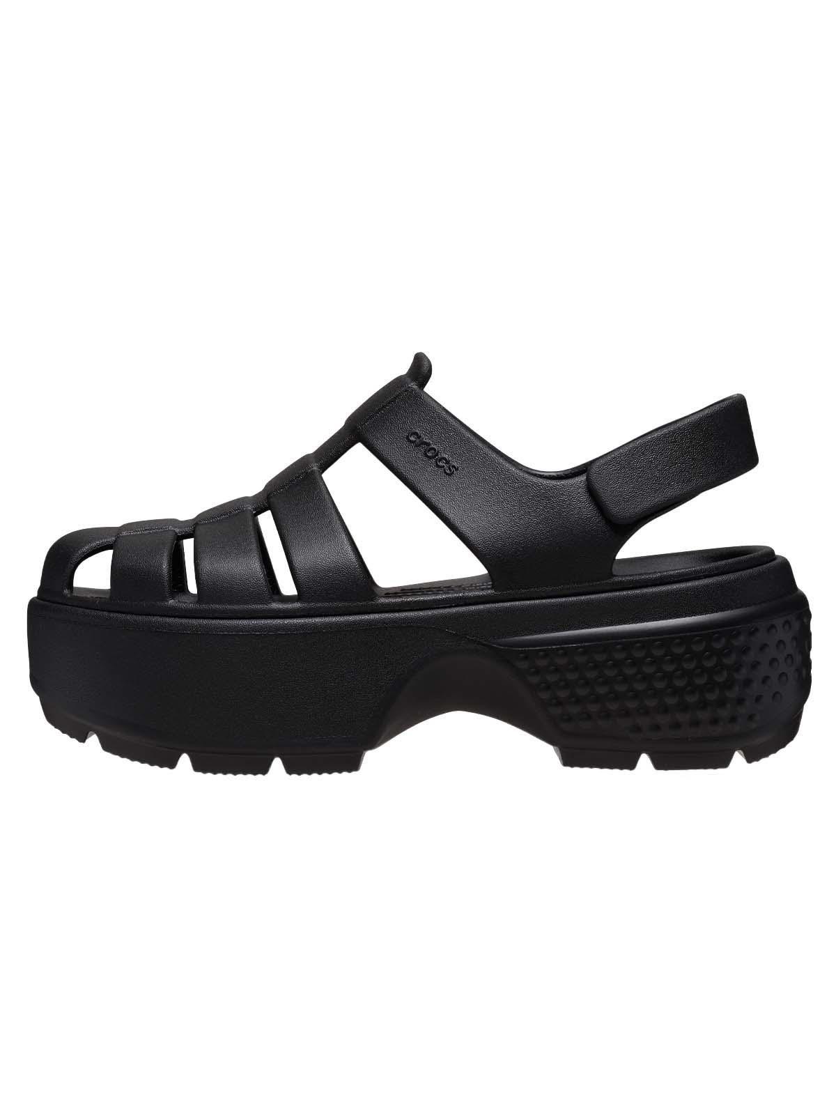Sandalia Crocs Mujer Stomp Fisherman Sndl Negro-2