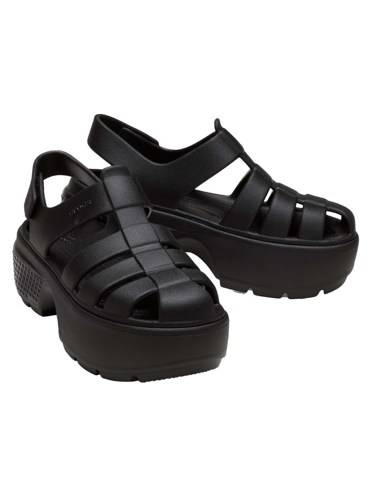 Sandalia Crocs Mujer Stomp Fisherman Sndl Negro-4
