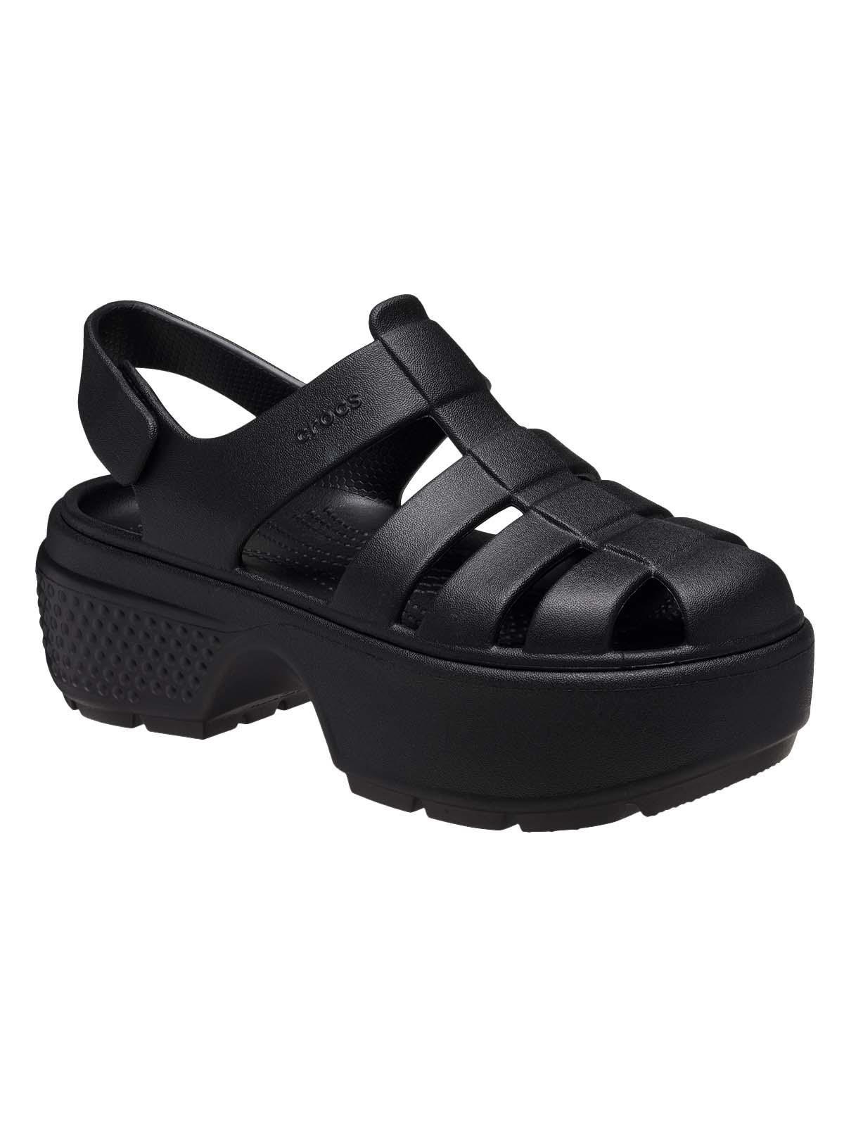 Sandalia Crocs Mujer Stomp Fisherman Sndl Negro-7