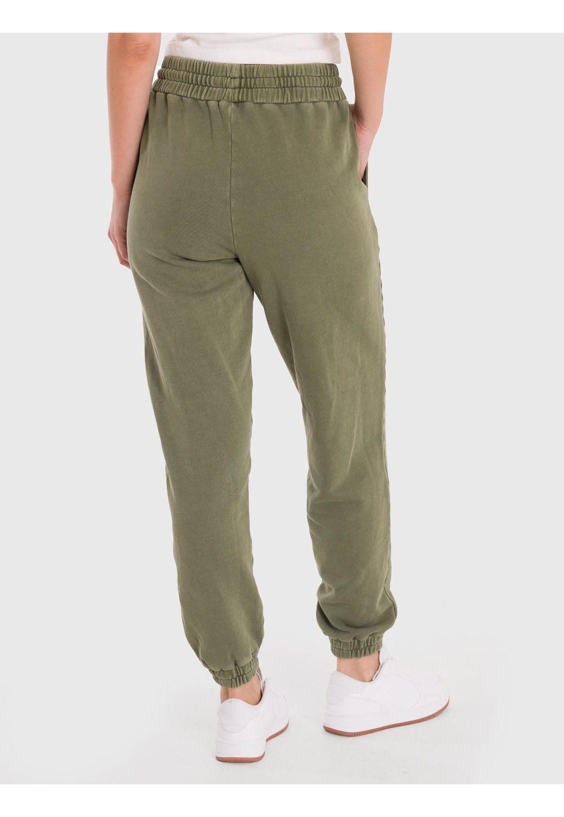 Pantalón Mujer Jogger Mich Verde-4