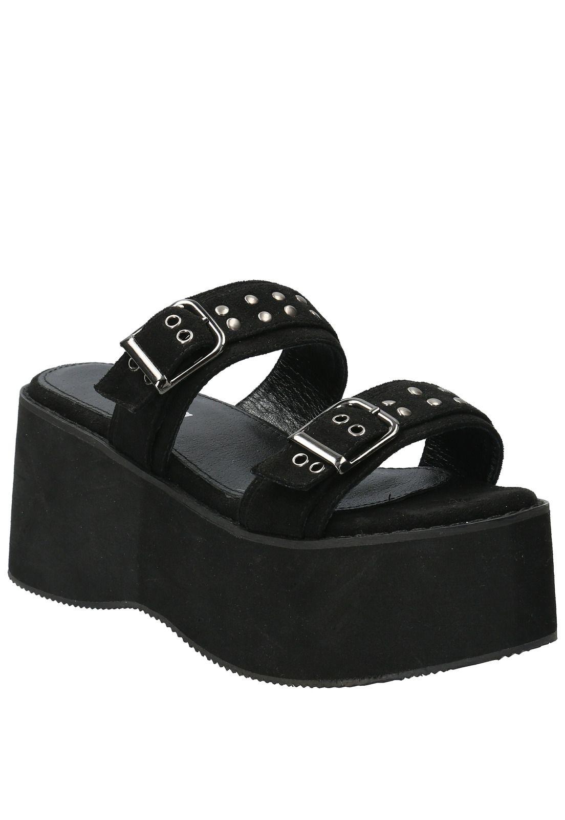 Sandalia Ivy Negro Mujer-0