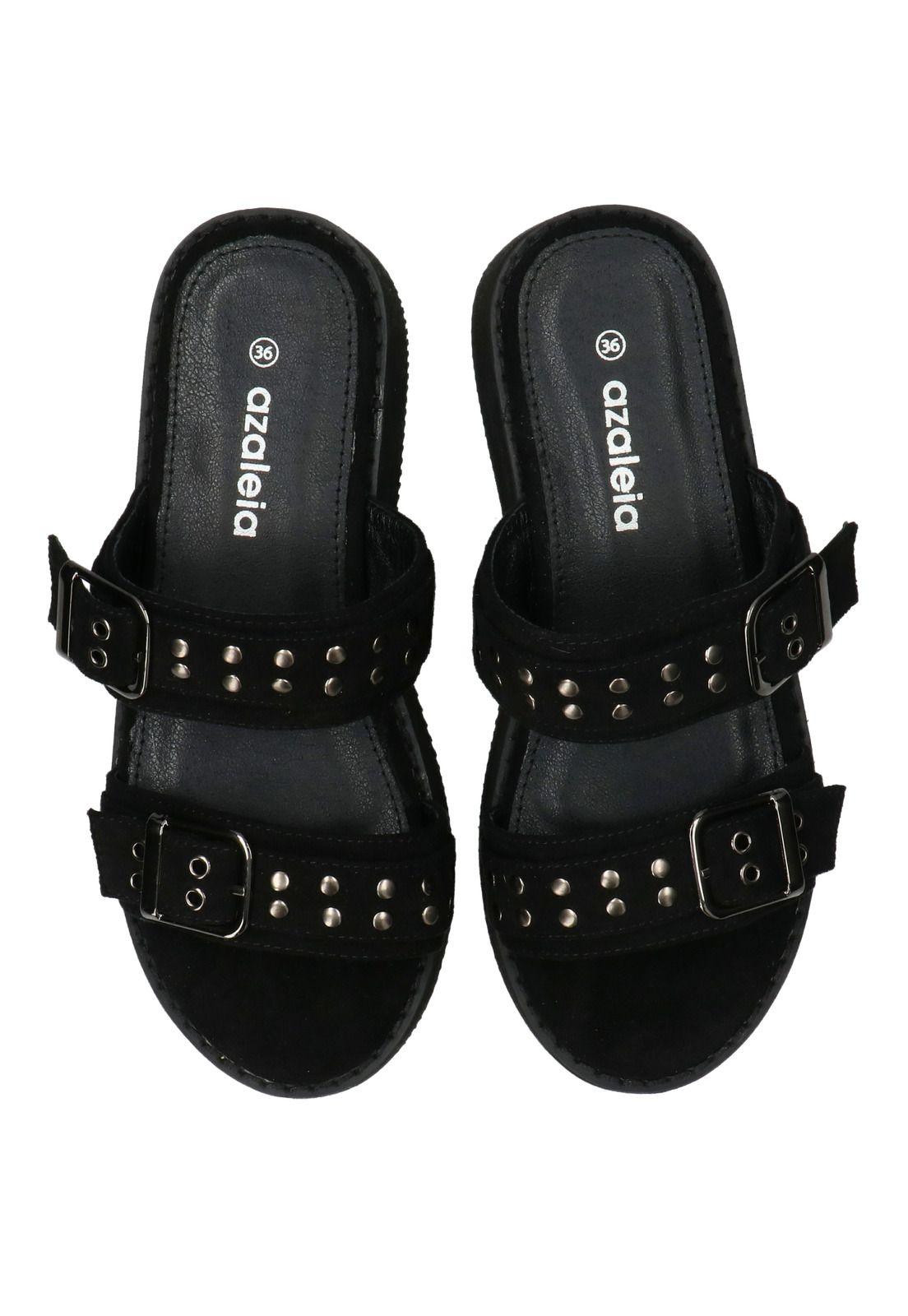 Sandalia Ivy Negro Mujer-7
