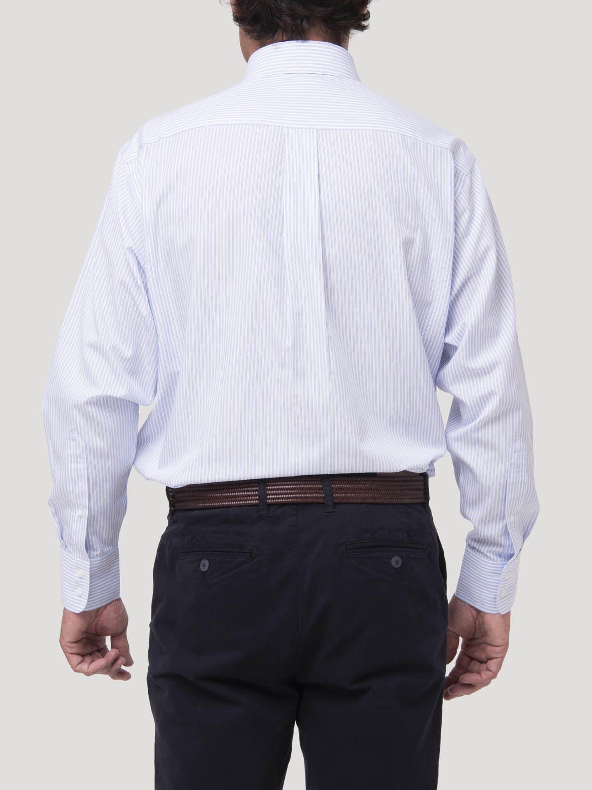 Camisa Cuello Button-Down Hombre Wf Azulino-8