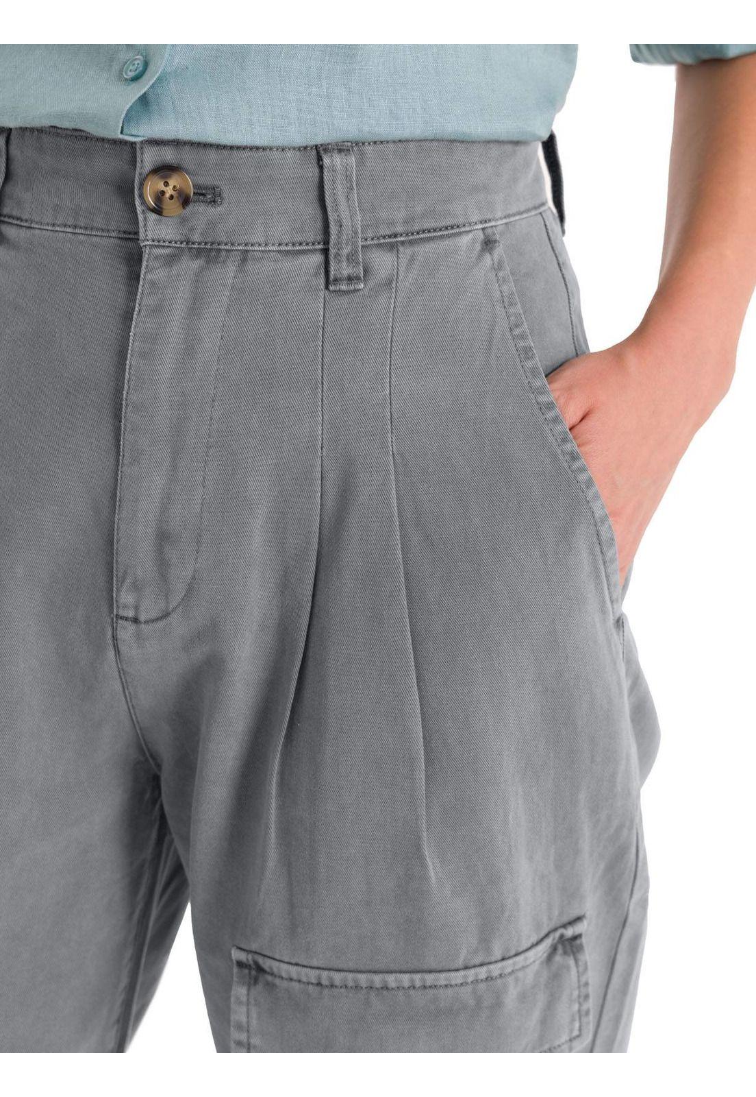 Pantalón Algodón Orgánico Mujer Mavecure Gris-4