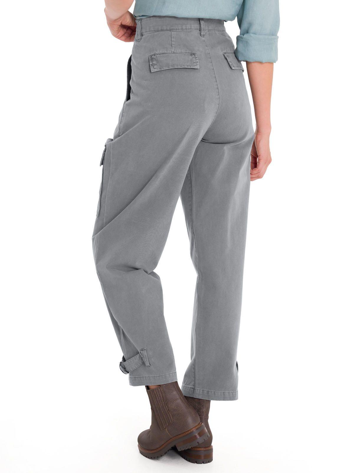 Pantalón Algodón Orgánico Mujer Mavecure Gris-3