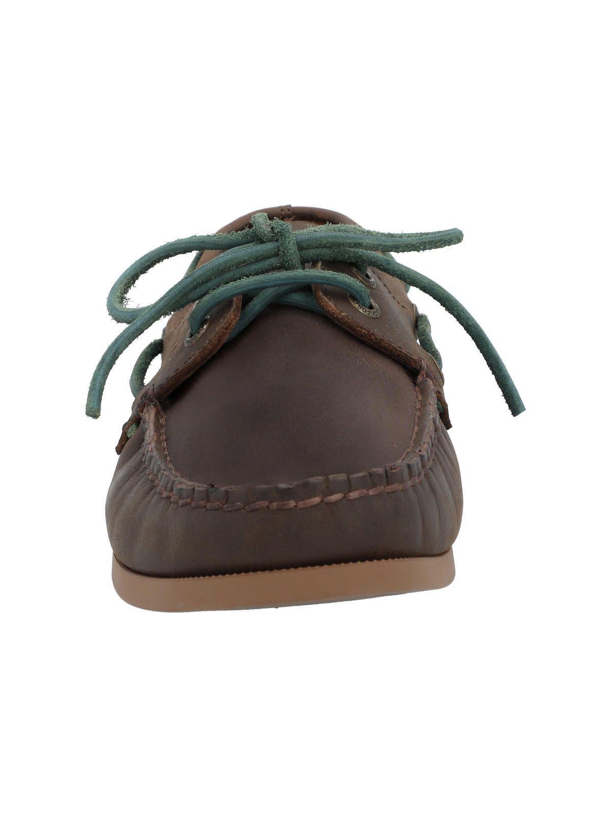 Zapato Cuero Mujer Boat Café Oscuro-3