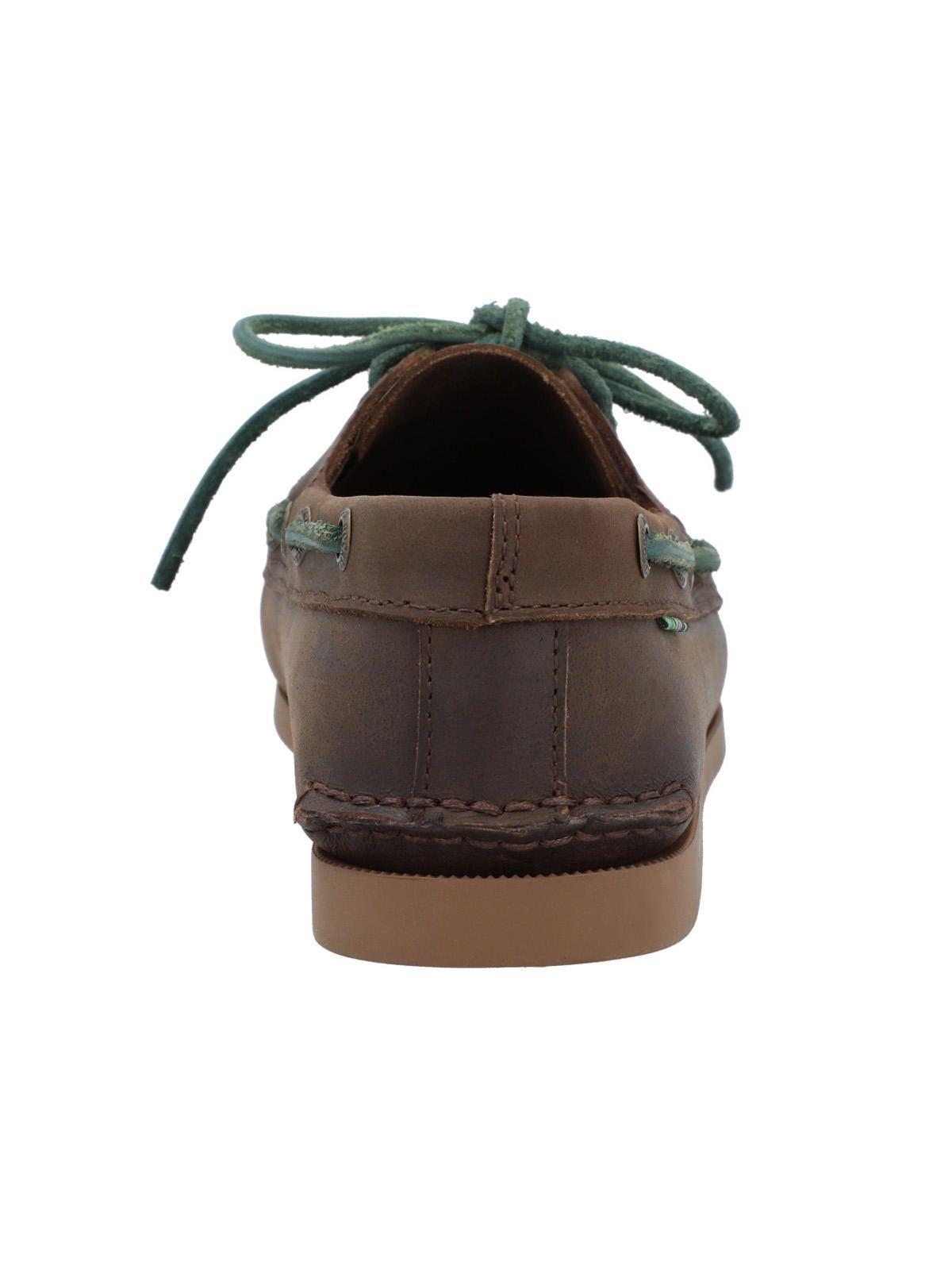 Zapato Cuero Mujer Boat Café Oscuro-6
