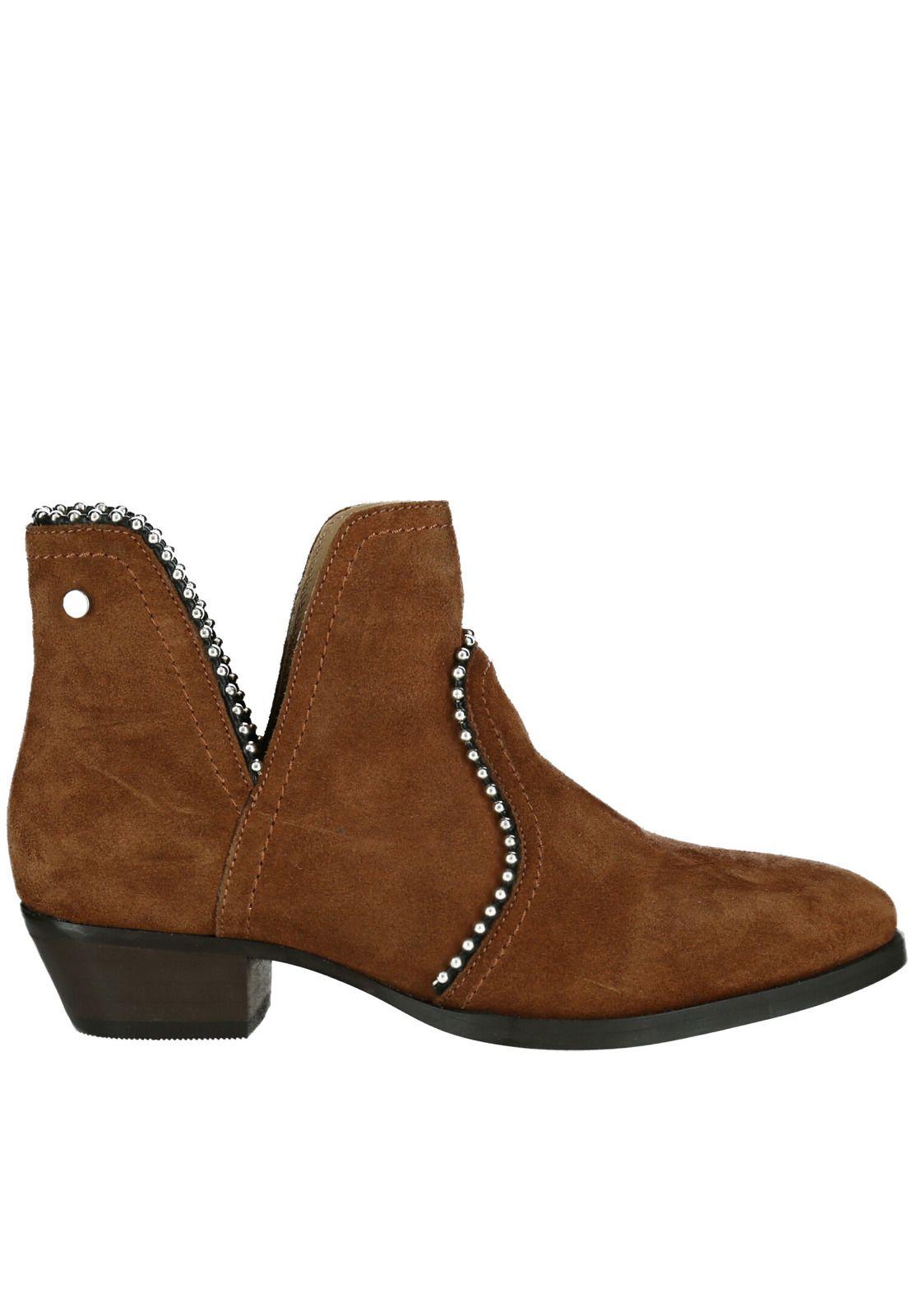 Botin Mujer Cuero Magma Verde-3