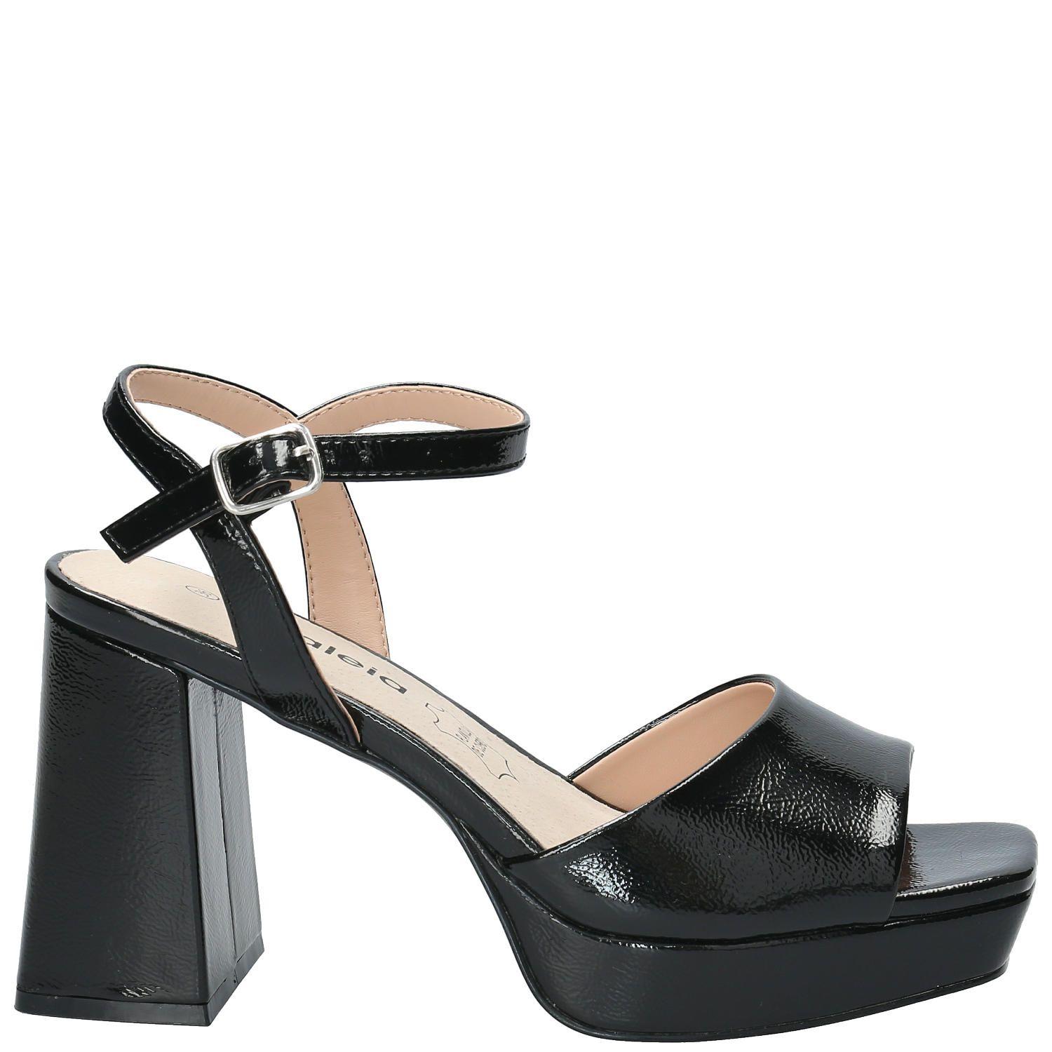 Sandalia Lauren Negro Mujer-2