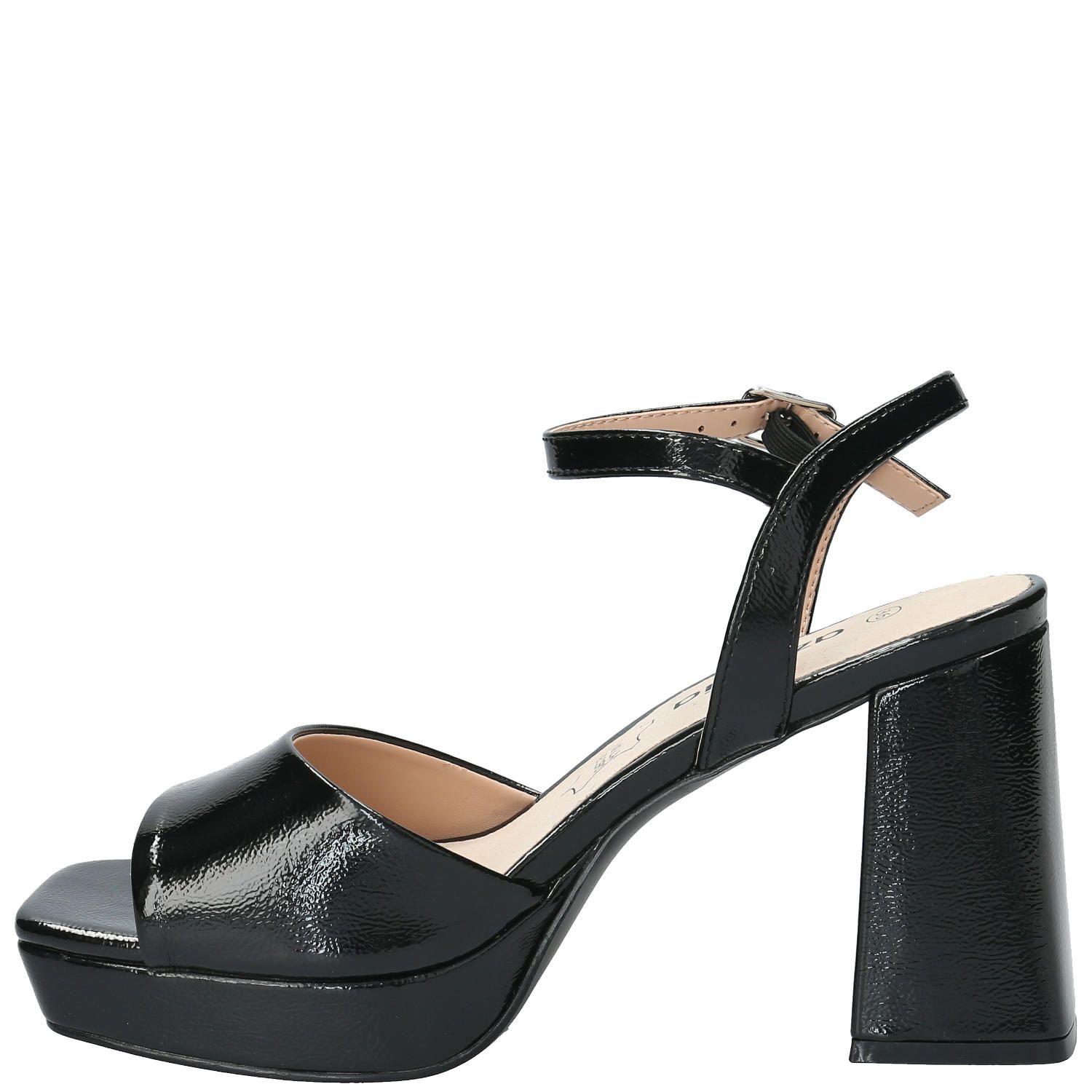 Sandalia Lauren Negro Mujer-5