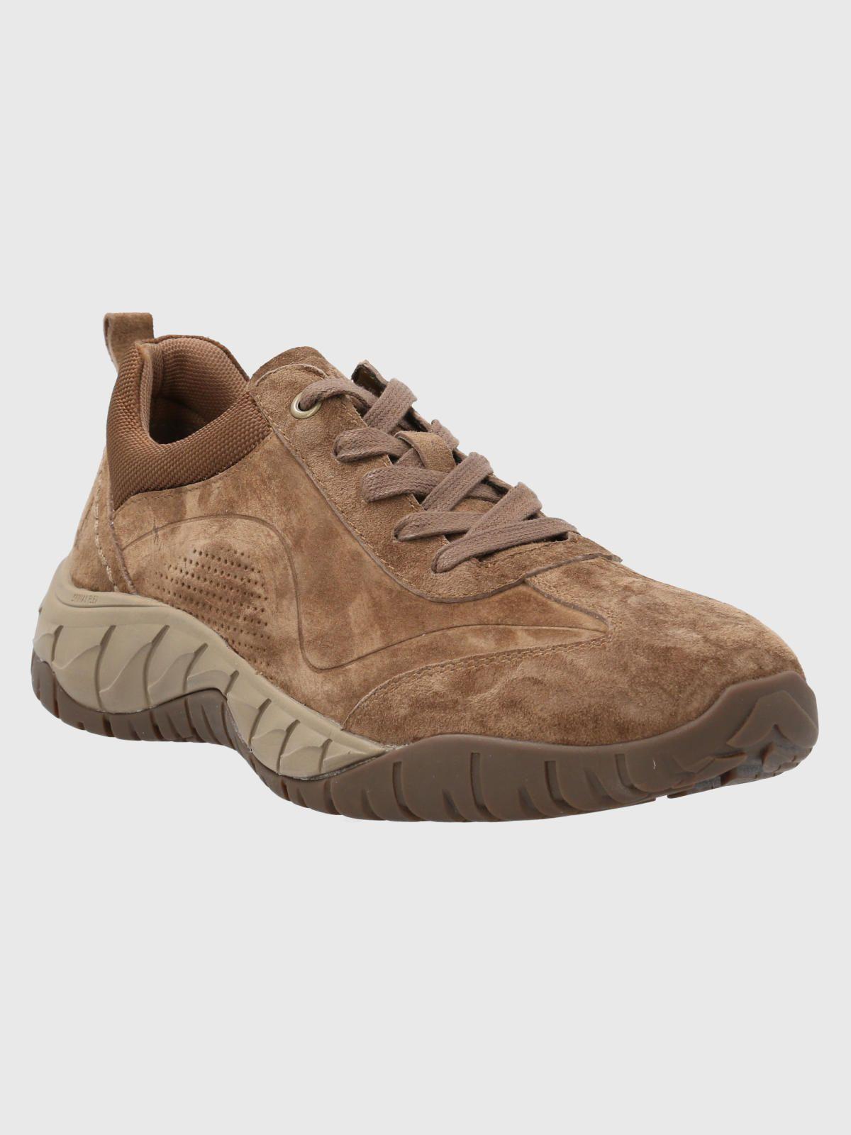 Zapatilla Cuero Hombre Morrin Café Claro-0