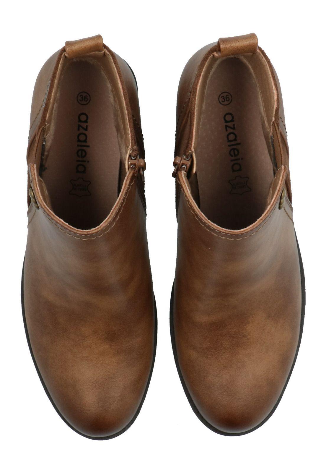 Botín Cesena Mujer Café-6