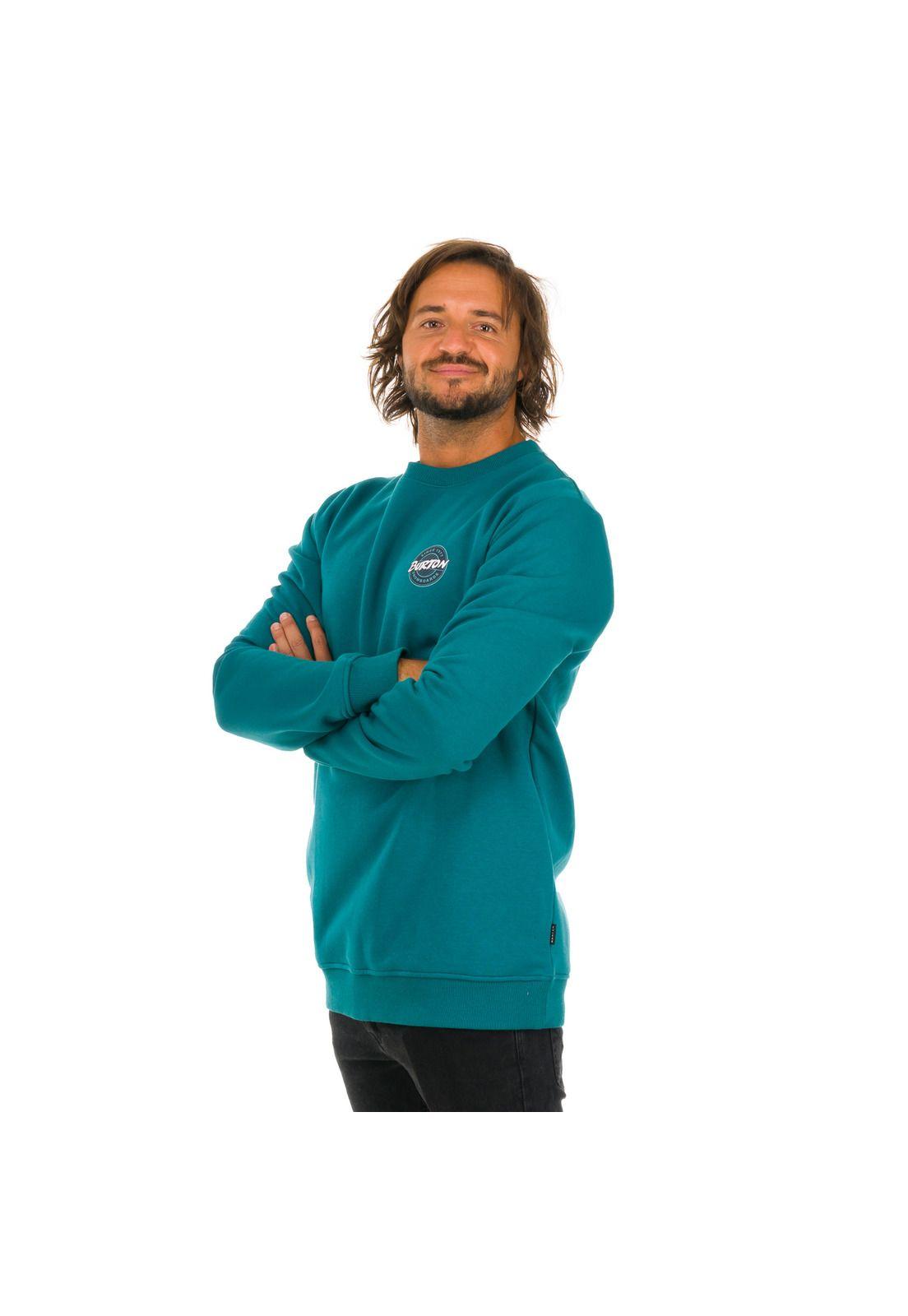 Polerón Hombre Retro I Verde Oscuro -1