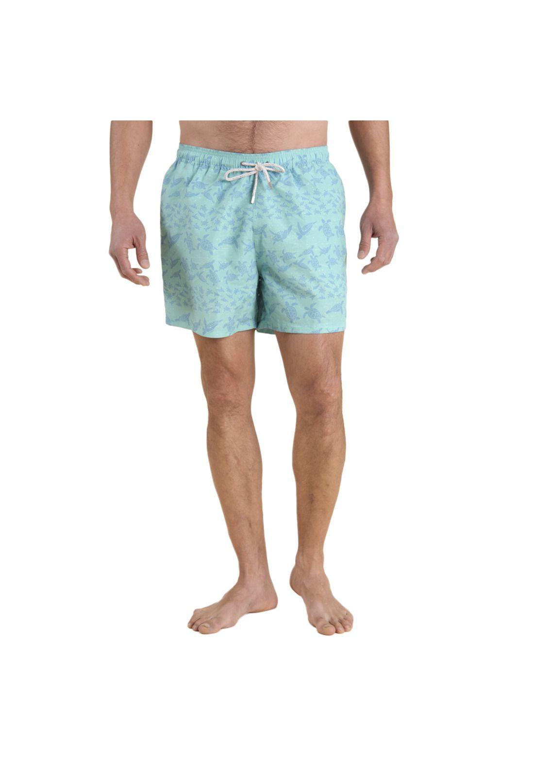 Traje De Baño Hombre Izam Turquesa-0