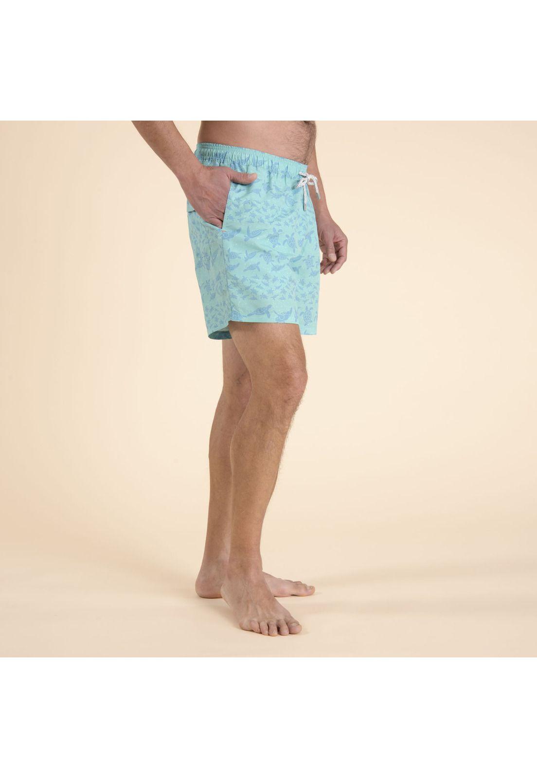 Traje De Baño Hombre Izam Turquesa-1