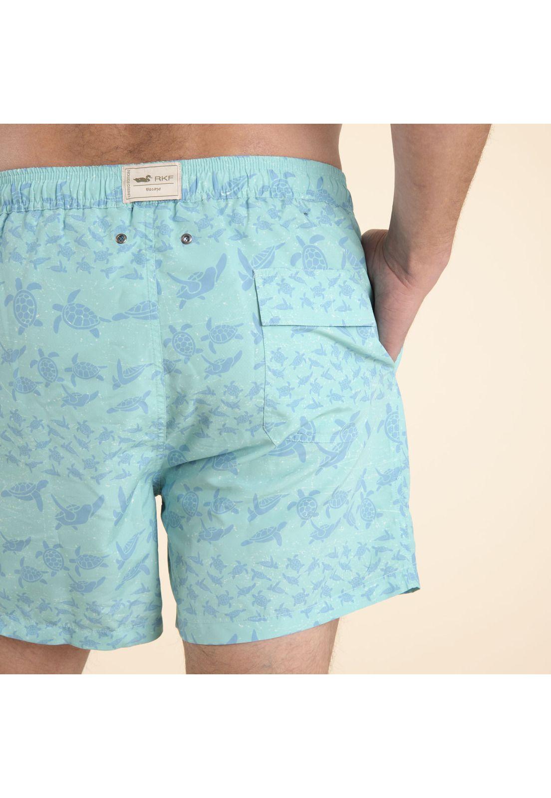 Traje De Baño Hombre Izam Turquesa-3