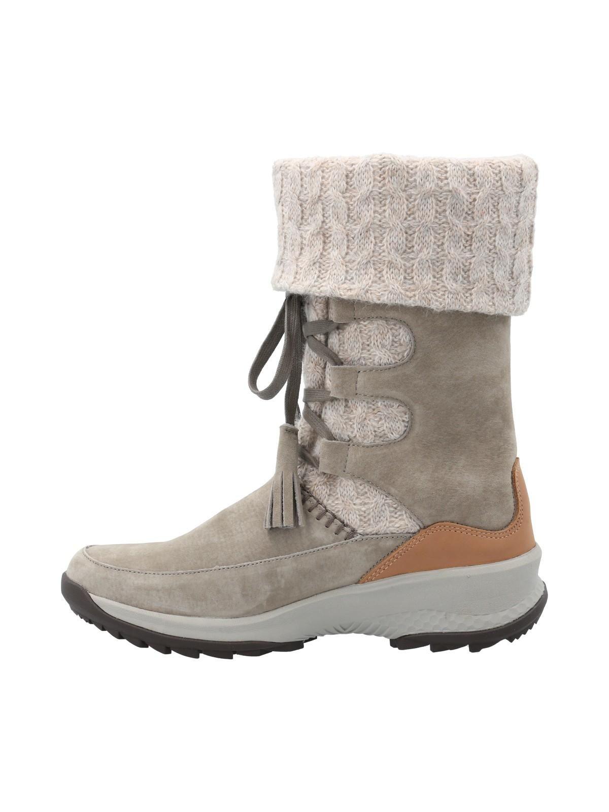 Bota Cuero Mujer New Tahoe II Gris-5