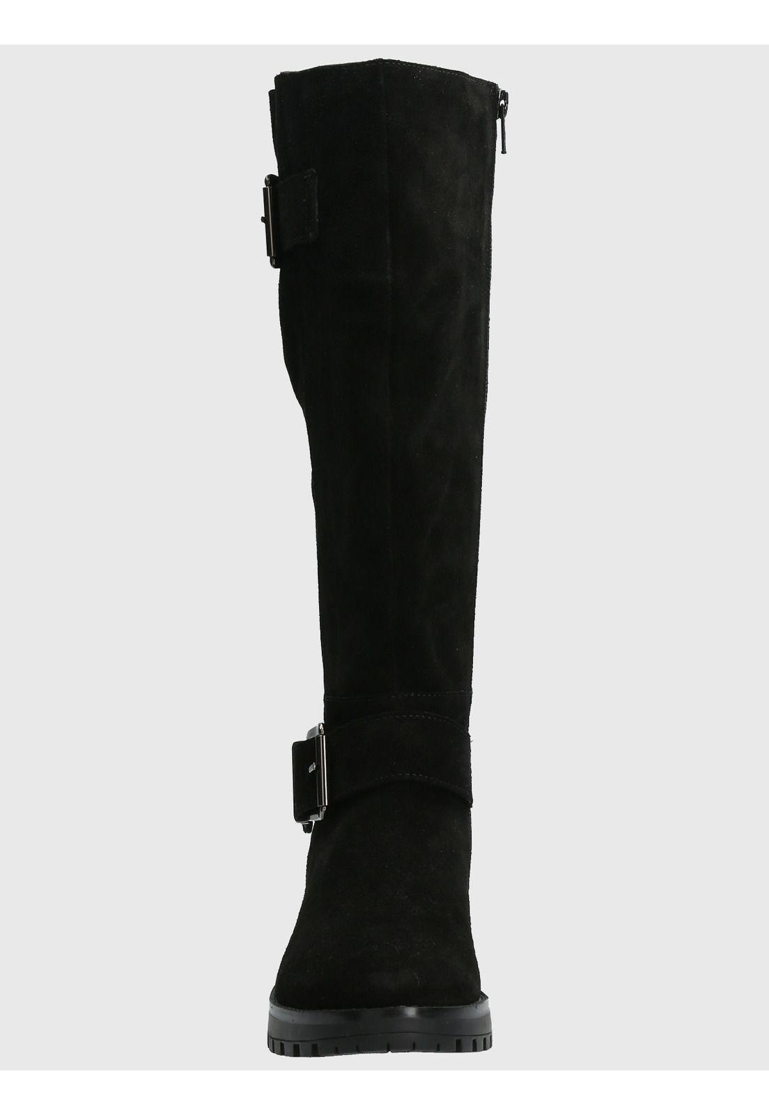 Bota Cuero Mujer Ester Negro-3
