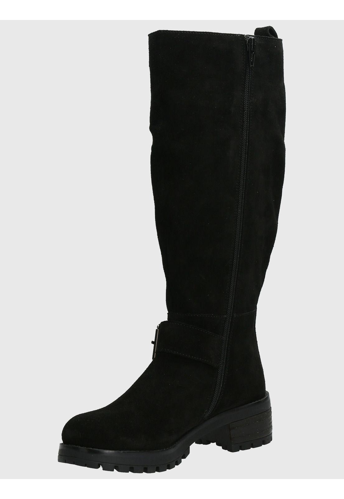 Bota Cuero Mujer Ester Negro-4