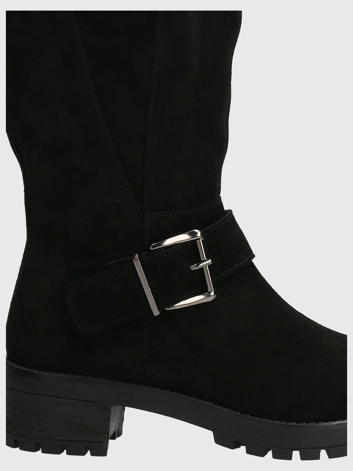 Bota Cuero Mujer Ester Negro-7