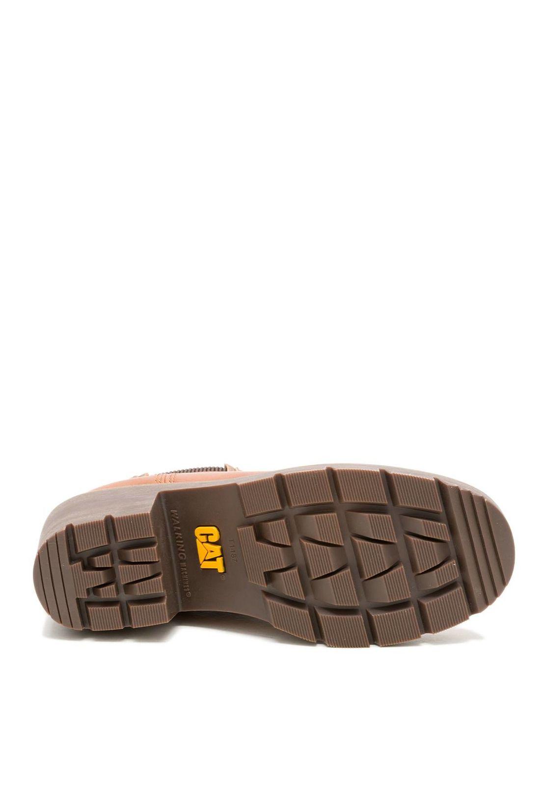 Botin Cuero Mujer Rewrite Chelsea Café Claro-7