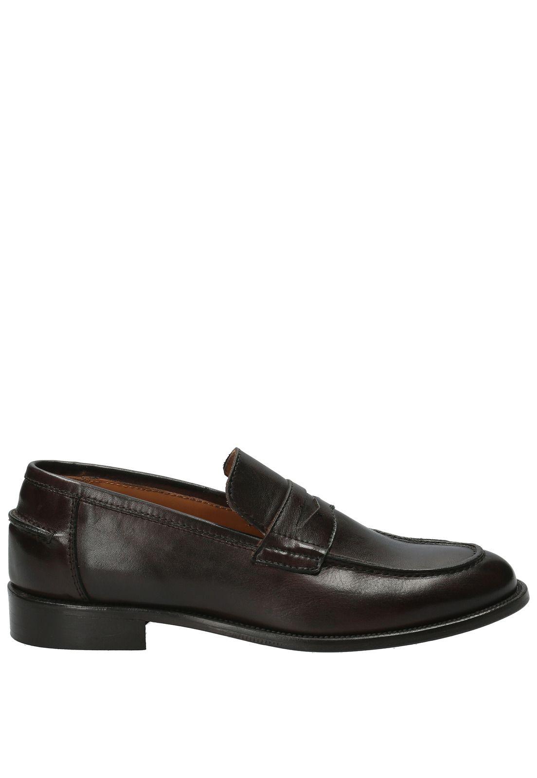 Mocasín Hombre Fornaci Café Oscuro-1