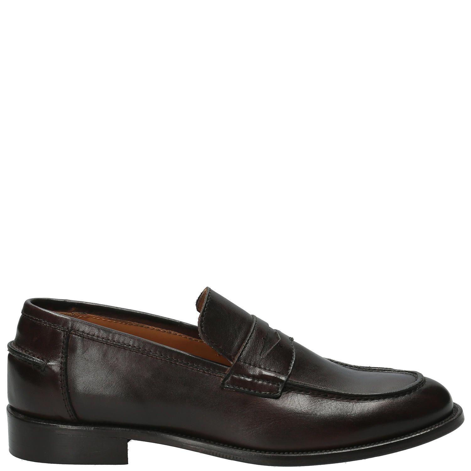 Mocasín Hombre Fornaci Café Oscuro-1