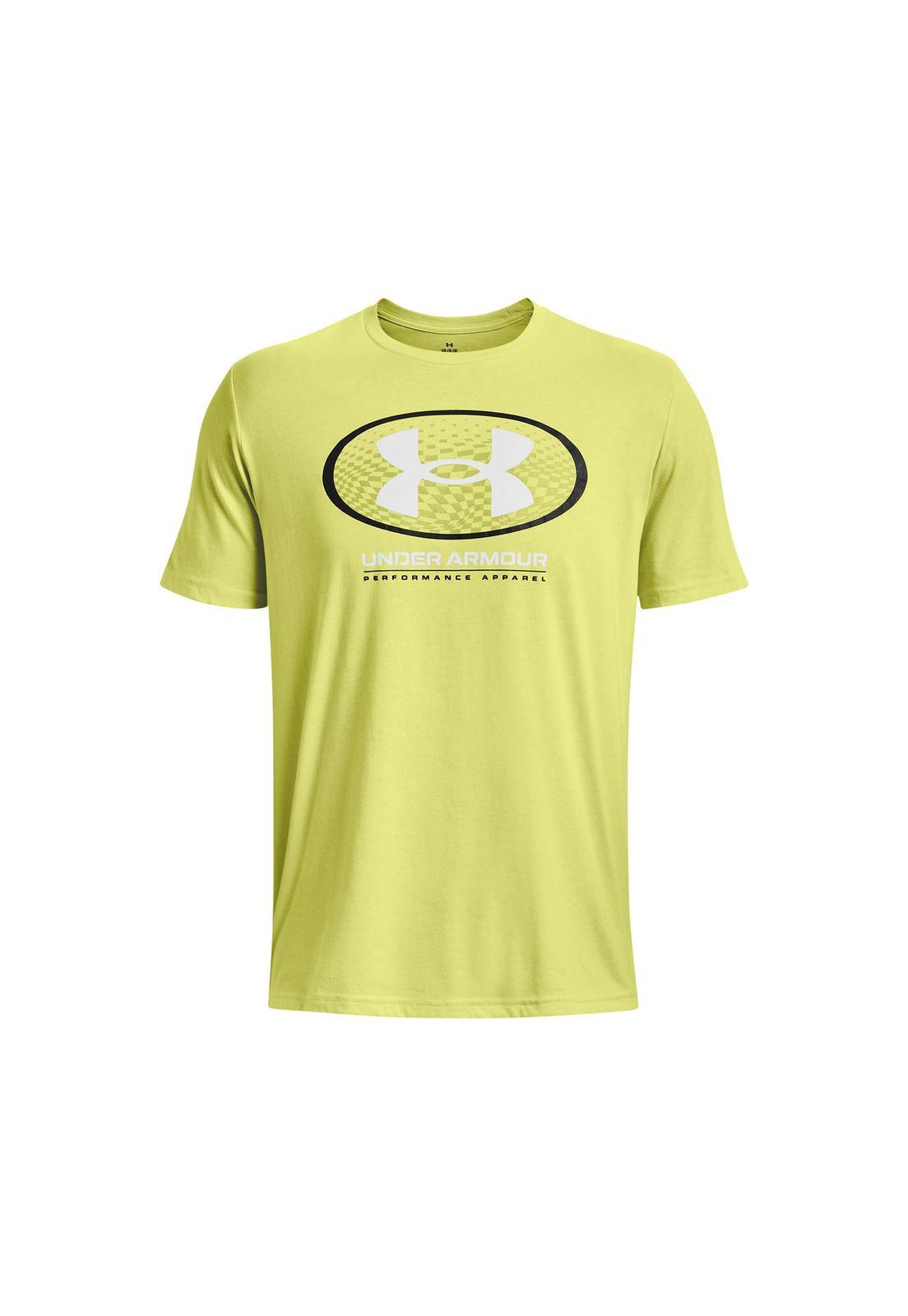 Polera M/C Training Locke Amarillo Hombre-0