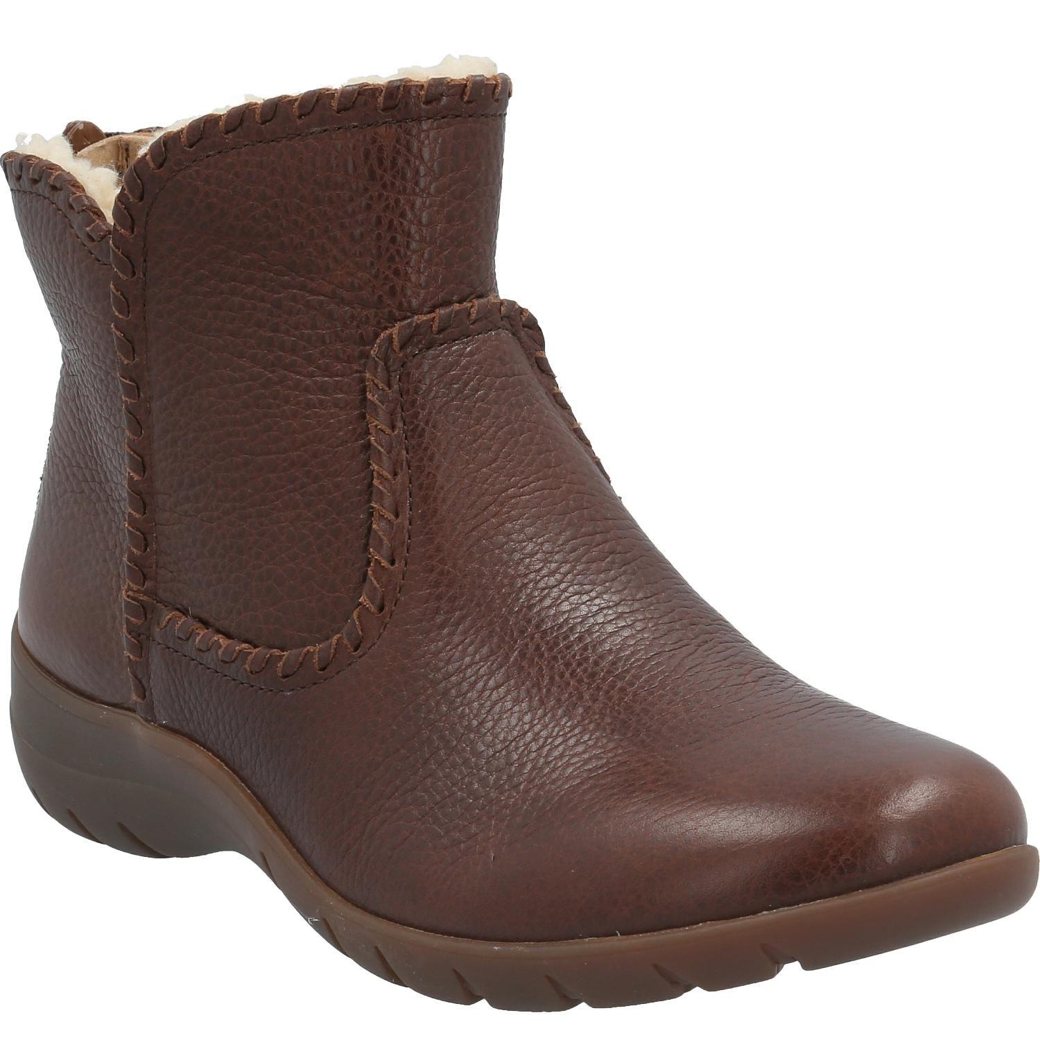 Botin Cuero Mujer Orla Marrón-0