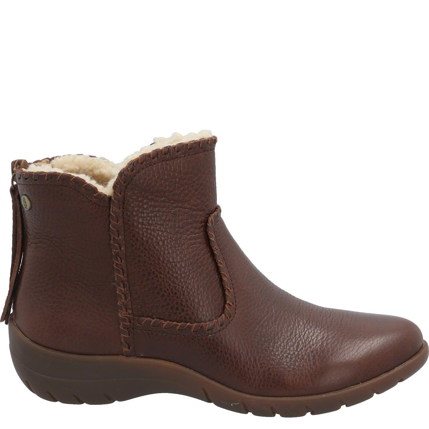 Botin Cuero Mujer Orla Marrón-1