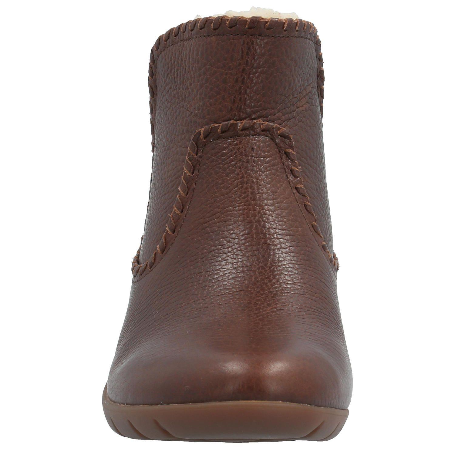 Botin Cuero Mujer Orla Marrón-2