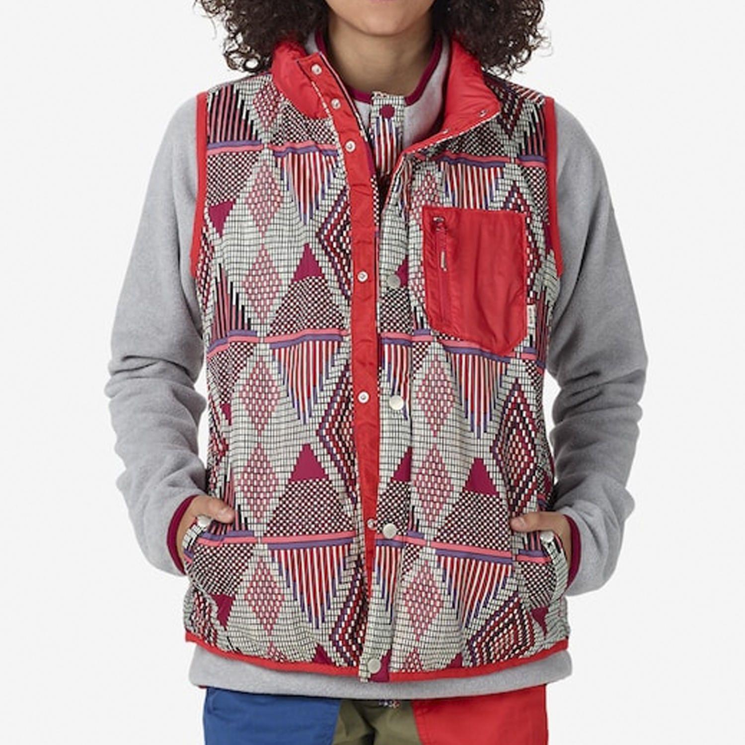 Chaqueta Hella Light Insulator Vest Mujer Rojo Burton-0