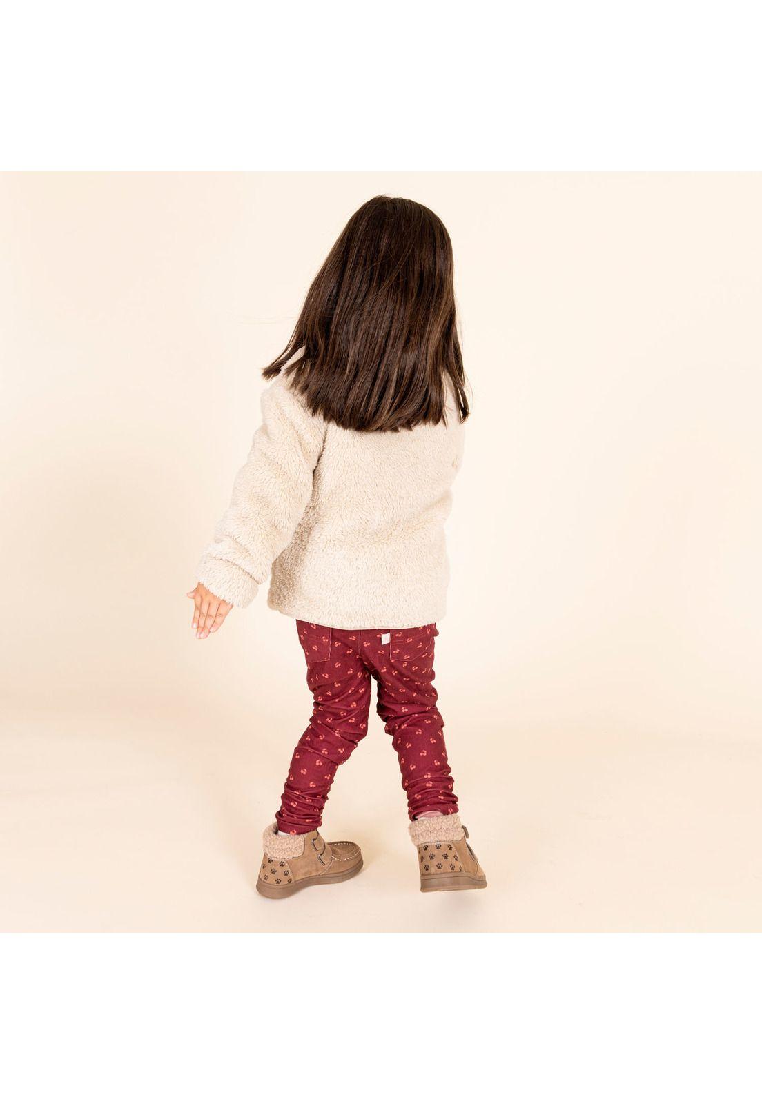 Pantalón Niña Peonía Rojo-4