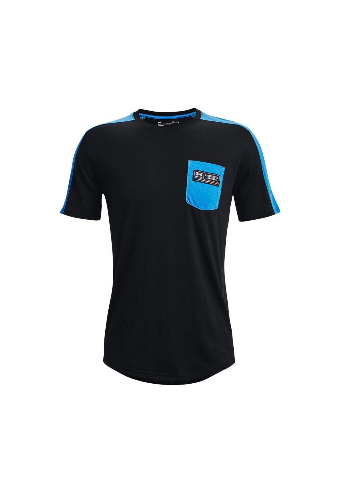 Polera Hombre Pocket Tee Negro-0