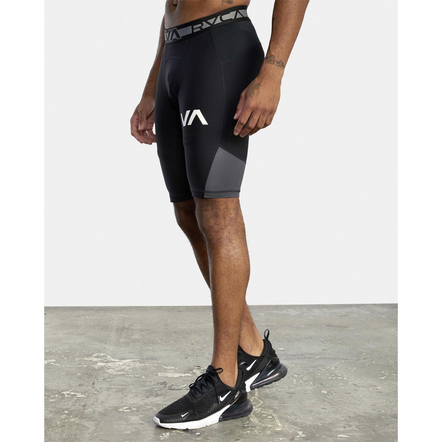 Short Deportivo Hombre Compression 18.5" Negro-3